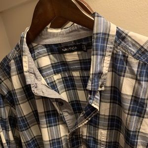 Nautica Button-Down Plaid Shirt